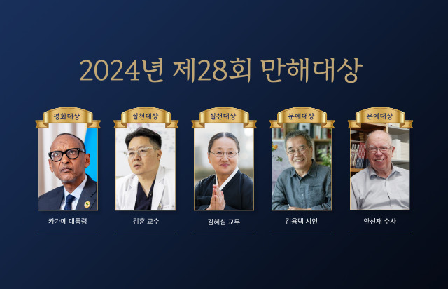 2024년 만해대상 수상자 선정